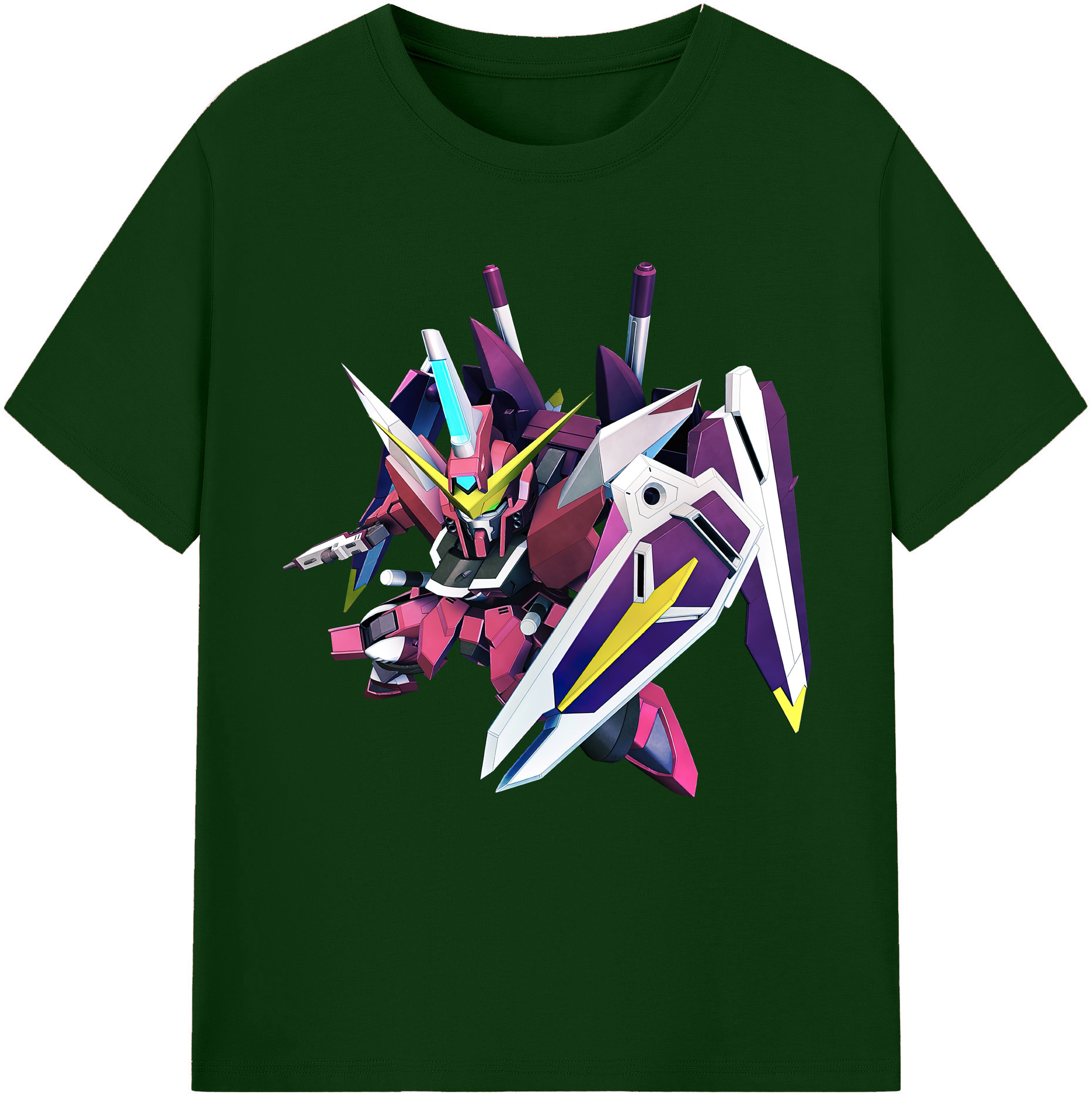 （画像用） 機動戦士ガンダム Mobile Suit Gundam 綿100％半袖Tシャツ（フロントプリント）